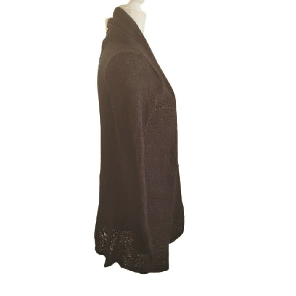 Wooden Ships Mohair Blend Black Cardigan Sweater Size Small/Medium - Picture 2 of 2